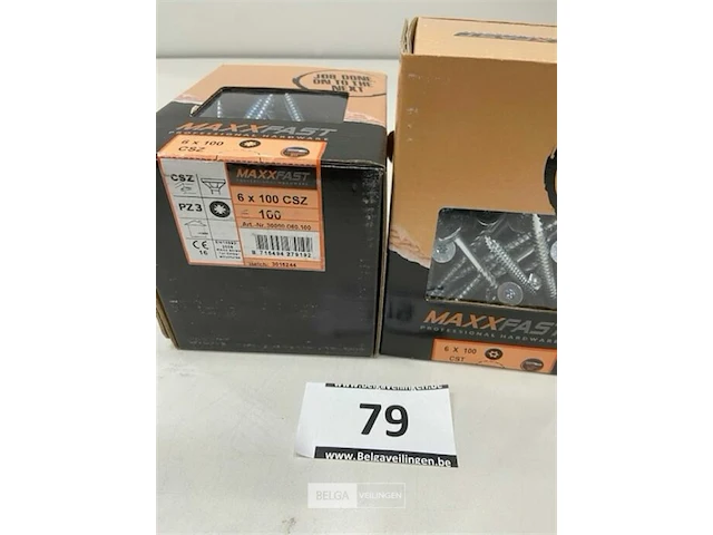 Maxxfast houtschroef csz 6 x 100 200 stuks - afbeelding 3 van  3