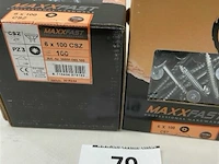 Maxxfast houtschroef csz 6 x 100 200 stuks - afbeelding 3 van  3