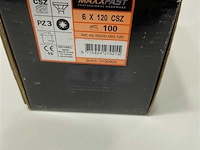 Maxxfast houtschroef csz 6 x 120 100 stuks - afbeelding 3 van  3