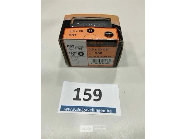 Maxxfast houtschroef torx 3,5 x 20 200 stuks - afbeelding 3 van  3