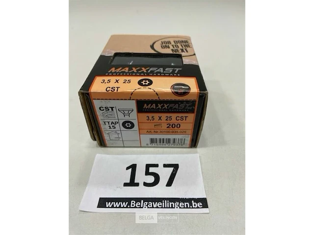 Maxxfast houtschroef torx 3,5 x 25 200 stuks - afbeelding 3 van  3