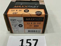 Maxxfast houtschroef torx 3,5 x 25 200 stuks - afbeelding 3 van  3