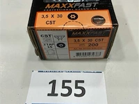 Maxxfast houtschroef torx 3,5 x 30 200 stuks - afbeelding 3 van  3