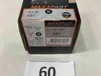 Maxxfast torx houtschroef inox 200 stuks - afbeelding 1 van  3