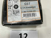 Maxxfast torx houtschroef inox 3,5 x 20 cst 200 stuks - afbeelding 3 van  3