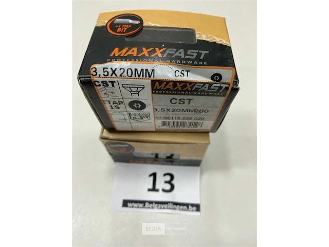 Maxxfast torx houtschroef inox 3,5 x 20 cst 400 stuks - afbeelding 3 van  3