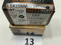 Maxxfast torx houtschroef inox 3,5 x 20 cst 400 stuks - afbeelding 3 van  3
