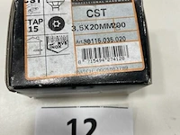 Maxxfast torx houtschroef inox 3,5x20 cst 200stuks - afbeelding 3 van  3