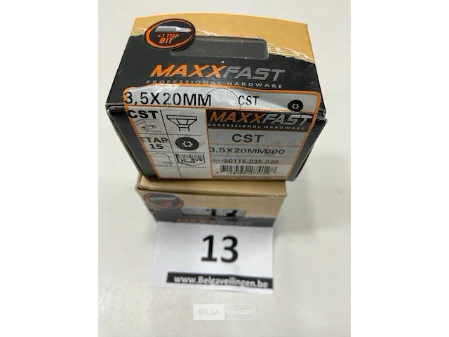 Maxxfast torx houtschroef inox 3,5x20 cst 400stuks - afbeelding 3 van  3