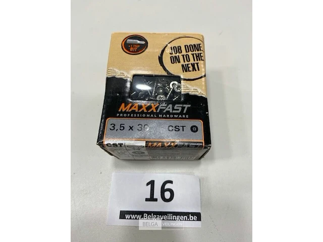 Maxxfast torx houtschroef inox 3,5x30 cst 200stuks - afbeelding 1 van  3