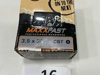 Maxxfast torx houtschroef inox 3,5x30 cst 200stuks - afbeelding 2 van  3