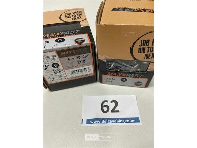 Maxxfast torx houtschroef inox 4 x 30 cst 400 stuks - afbeelding 1 van  3