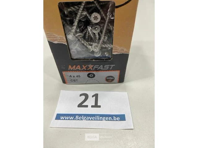 Maxxfast torx houtschroef inox 4x45 cst 200stuks - afbeelding 3 van  3