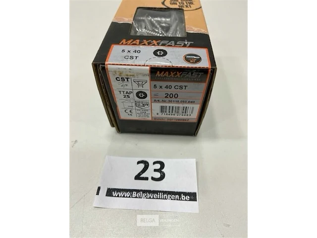 Maxxfast torx houtschroef inox 5 x 40 dct 200 stuks - afbeelding 3 van  3