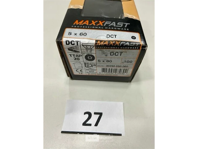 Maxxfast torx houtschroef inox 5 x 60 dct 100 stuks - afbeelding 3 van  3