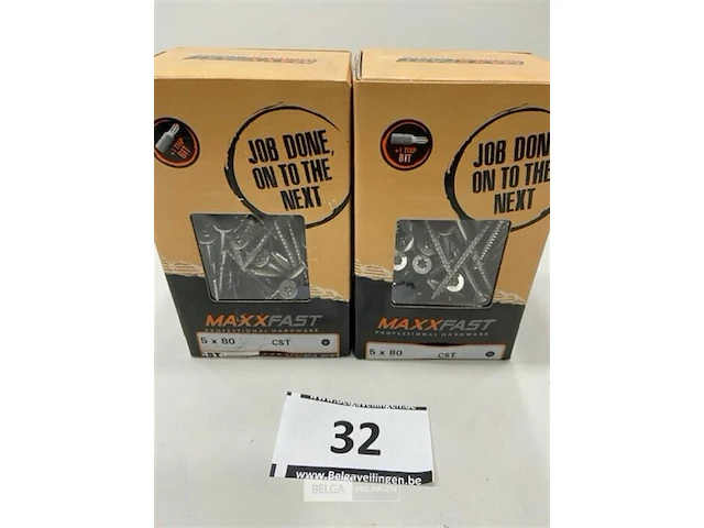 Maxxfast torx houtschroef inox 5 x 80 cst 200 stuks - afbeelding 1 van  3