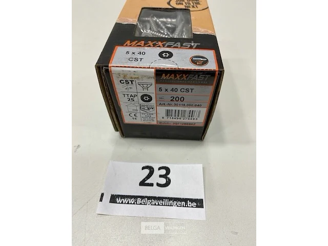 Maxxfast torx houtschroef inox 5x40 dct 200stuks - afbeelding 3 van  3