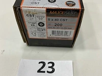 Maxxfast torx houtschroef inox 5x40 dct 200stuks - afbeelding 3 van  3