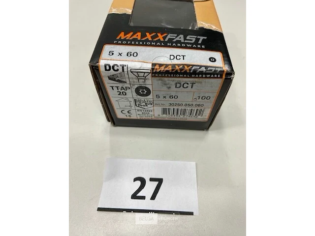 Maxxfast torx houtschroef inox 5x60 dct 100stuks - afbeelding 3 van  3