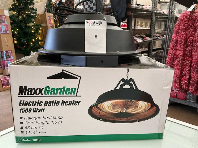 Maxxgarden. 20235. electric halogeen patio heater. - afbeelding 1 van  1