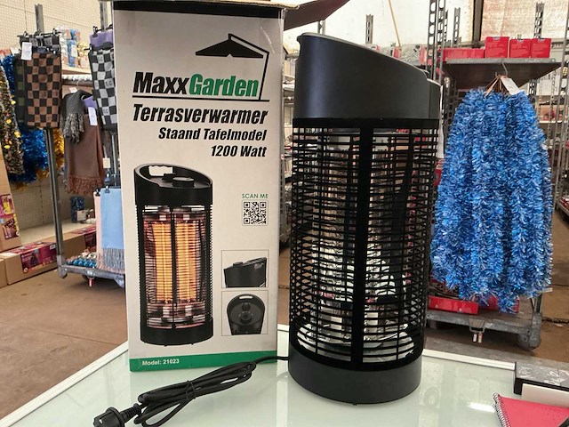 Maxxgarden. 21023. elektrische terrasverwarming 1200 watt. - afbeelding 1 van  1
