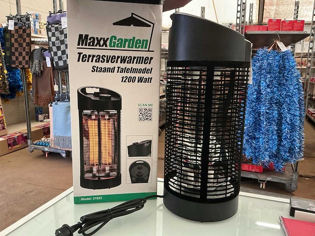 Maxxgarden. 21023. elektrische terrasverwarming 1200 watt. - afbeelding 1 van  1