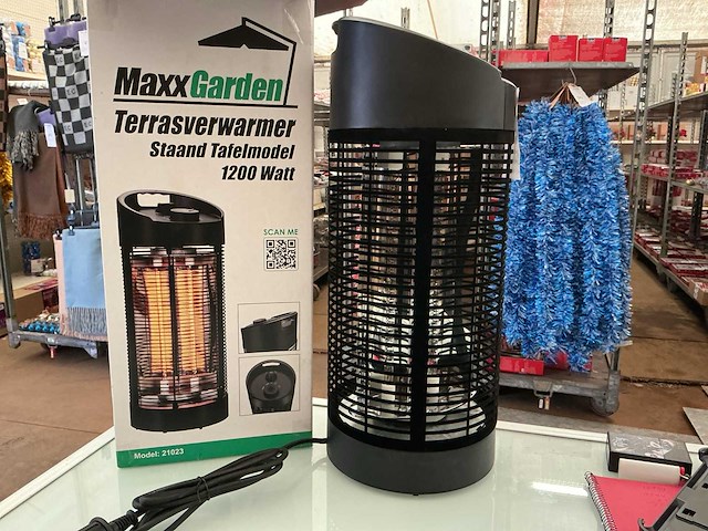 Maxxgarden. 21023. elektrische terrasverwarming 1200 watt. - afbeelding 1 van  1