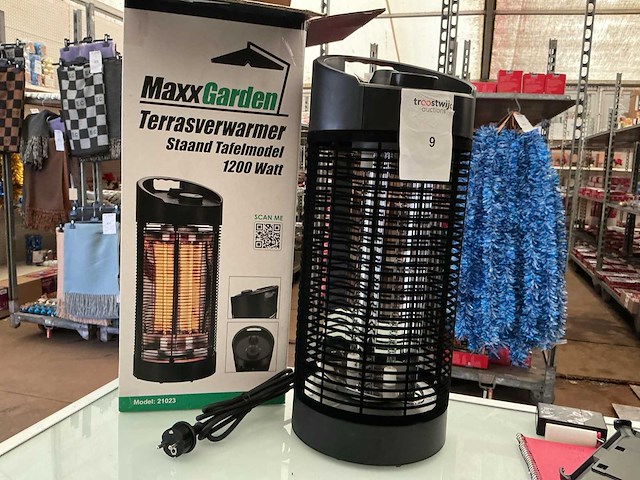 Maxxgarden.elektrische terrasverwarming,1200 watt. - afbeelding 1 van  1