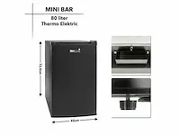 Maxxhome mini koelkast - barkoelkast - thermo-elektrisch - 70 liter - zwart - afbeelding 4 van  6