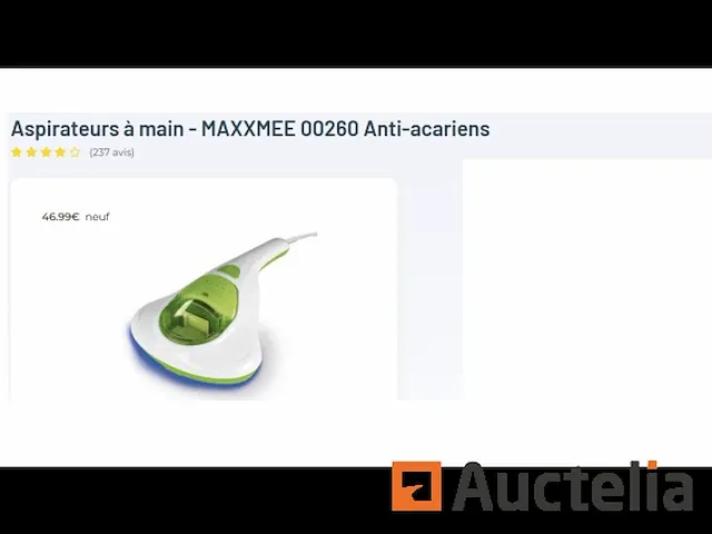 Maxxmee 00260 hand stofzuiger anti-huisstofmijt - afbeelding 3 van  5