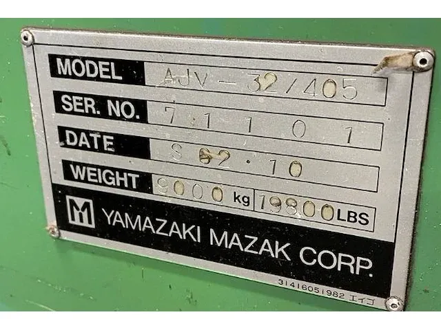 Mazak ajv 32 - afbeelding 5 van  15