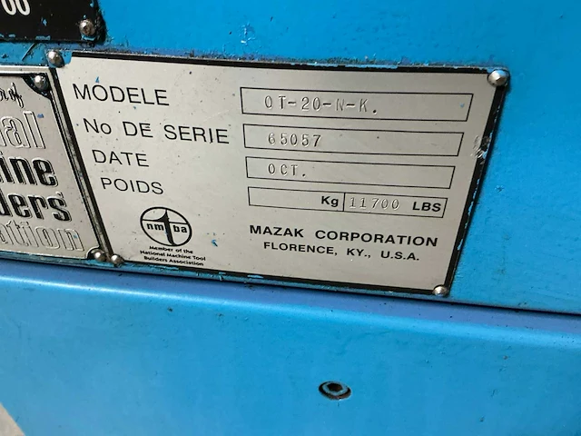 Mazak quick turn 20n cnc draaibank - afbeelding 10 van  10