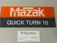 Mazak quickturn 10 cnc draaibank - afbeelding 7 van  9