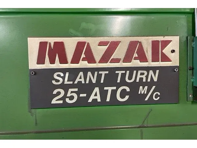 Mazak slant turn 25-atc m/c draaibank - afbeelding 9 van  16