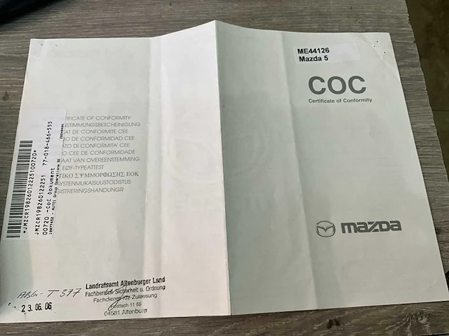 Mazda 5, 2006 - afbeelding 9 van  18