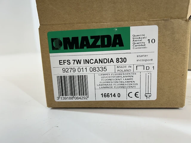 Mazda efs 7w incandia 830 (60st) - afbeelding 2 van  2