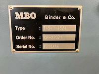 Mbo t45-1-45/4 vouwmachine - afbeelding 3 van  12