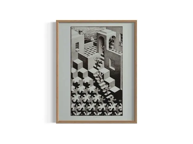M.c. escher - cycle - afbeelding 1 van  1