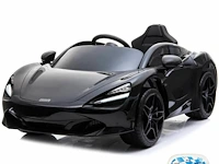 Mclaren 720s elektrische kinderauto 12v - 1 tot 6 jaar - rubberen banden - zwart (nieuw) - afbeelding 1 van  5