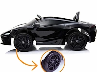 Mclaren 720s elektrische kinderauto 12v - 1 tot 6 jaar - rubberen banden - zwart (nieuw) - afbeelding 2 van  5