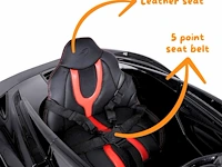 Mclaren 720s elektrische kinderauto 12v - 1 tot 6 jaar - rubberen banden - zwart (nieuw) - afbeelding 4 van  5
