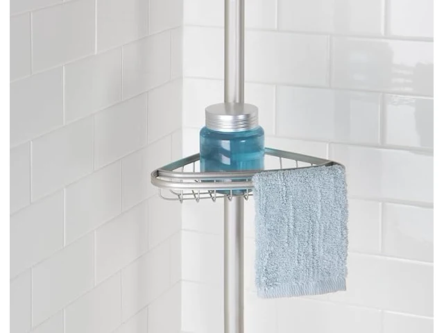 Mdesign - doucherek - hoekrek - voor flessen shampoo en douchegel - afbeelding 2 van  4