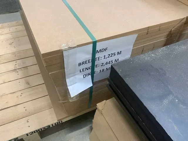 Mdf plaat (25x) - afbeelding 2 van  4
