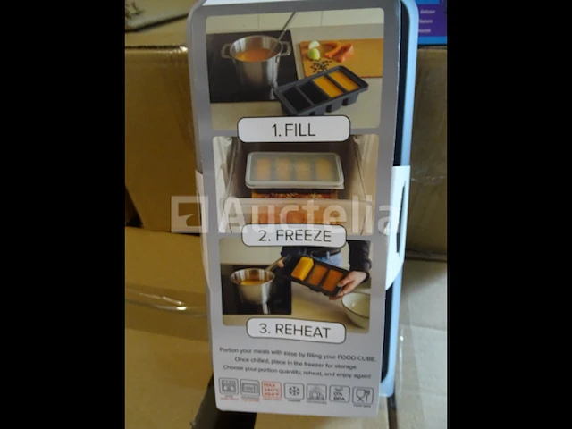 Meal prep container - 4 x 250ml - the original grijs - afbeelding 3 van  4