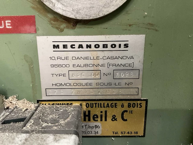 Mecanobois nsc 300 zaagtafel - afbeelding 5 van  5