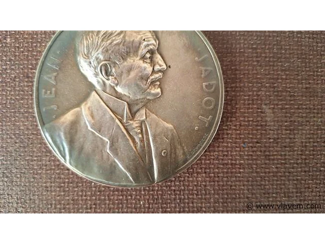 Medaille jean jadot - afbeelding 2 van  3