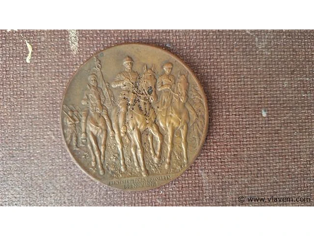 Medaille/herdenkingsmunt ww 1 - afbeelding 3 van  3