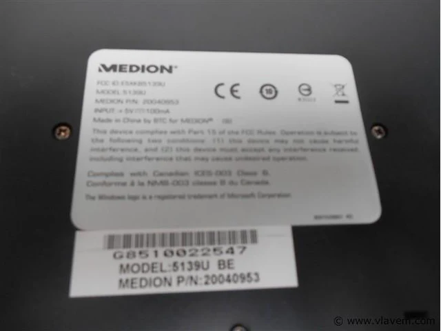 Medion toetsebord 5139u - afbeelding 2 van  2