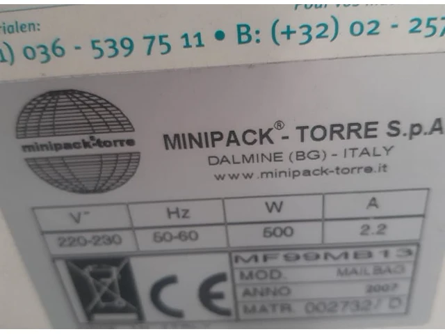 Meer verpakkingstechniek mini pack mf99mb13 002732/d - afbeelding 5 van  7