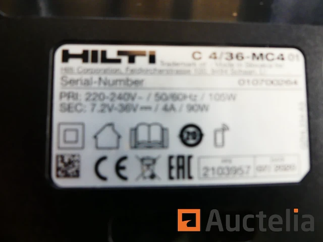 Meerdere batterij oplader hilti c4/36-mc4 - afbeelding 4 van  4